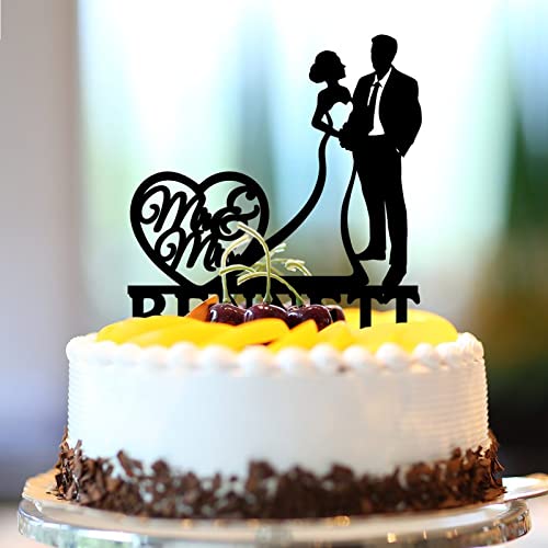 Mr & Mrs Silhouette schwarze Acryl-Kuchendekoration für Junggesellinnenabschied, Junggesellinnenabschied, Junggesellinnenabschied, Junggesellinnenabschied, Junggesellinnenabschiedsgeschenke Mr & Mrs Silhouette schwarze Acryl-Kuchendekoration für Junggesellinnenabschied, Junggesellinnenabschied, Junggesellinnenabschied, Junggesellinnenabschied, Junggesellinnenabschiedsgeschenke von taiyuanhangzhen