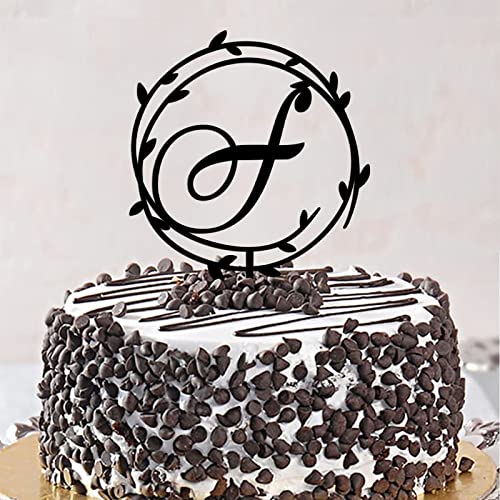 Schwarzer Buchstabe F Kuchendekoration aus Acryl mit Blumenanfangsnamen für Geburtstagspartydekoration, rustikal, wiederverwendbar, Strand, Verlobungsgeschenke für Babys Jungen und Mädchen Schwarzer Buchstabe F Kuchendekoration aus Acryl mit Blumenanfangsnamen für Geburtstagspartydekoration, rustikal, wiederverwendbar, Strand, Verlobungsgeschenke für Babys Jungen und Mädchen von taiyuanhangzhen