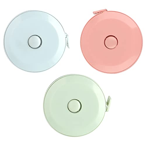 3 Stück Massband Körper 150CM Einziehbares Maßband Körper Schneidermaßband Measuring Tape zum Messen von Länge, Brust, Taille usw,für Körpermaße zum Nähen von Schneidern, Basteltuch 3 Stück Massband Körper 150CM Einziehbares Maßband Körper Schneidermaßband Measuring Tape zum Messen von Länge, Brust, Taille usw,für Körpermaße zum Nähen von Schneidern, Basteltuch von talifoca