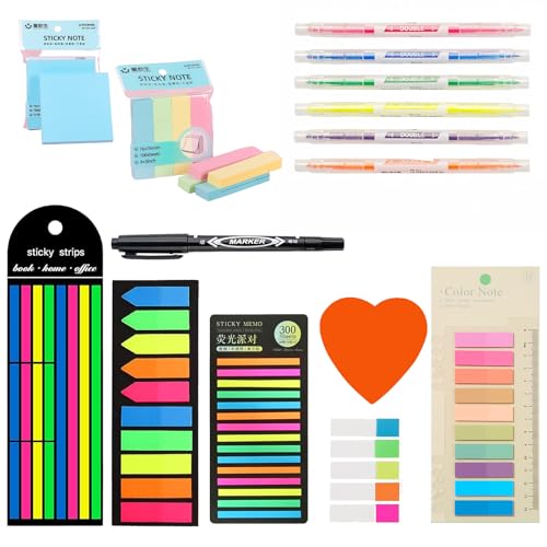 Durchsichtige Sticky Notes, 810 Transparente Haftnotizen with 6 Textmarker Durchsichtige Sticky Notes, 810 Transparente Haftnotizen with 6 Textmarker von taobosec