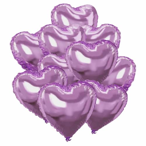 Herz Folienballons, 10 Stück Herz Helium Luftballons Heliumballon Herzen Lila Herzluftballons Herzform Folienluftballon Herzballons für Geburtstag Hochzeit Brautdusche Valentinstag Herz Folienballons, 10 Stück Herz Helium Luftballons Heliumballon Herzen Lila Herzluftballons Herzform Folienluftballon Herzballons für Geburtstag Hochzeit Brautdusche Valentinstag von tarumedo