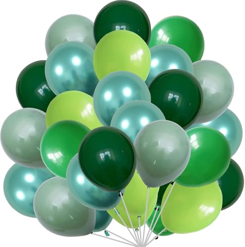 Luftballons Grün, 60 Stück 12 Zoll Jungle Luftballons Metallic Grün Dunkelgrün Ballons Fruchtgrün Salbei Grün Latex Ballon für Geburtstag Hochzeit Dschungel Safari Baby Shower Party Luftballons Grün, 60 Stück 12 Zoll Jungle Luftballons Metallic Grün Dunkelgrün Ballons Fruchtgrün Salbei Grün Latex Ballon für Geburtstag Hochzeit Dschungel Safari Baby Shower Party von tarumedo