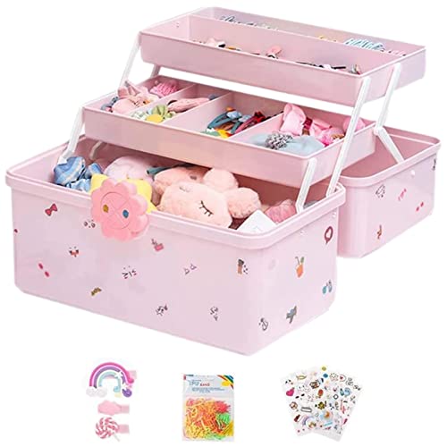 tatata Kinder Haarschmuck Aufbewahrungs Kasten Kinder Haarschmuck Aufbewahrungs Boxen Babykopf Seil Haarnadel Gummiband Kopfschmuck SüßEs MäDchen Schmuckschatulle von Lupsty