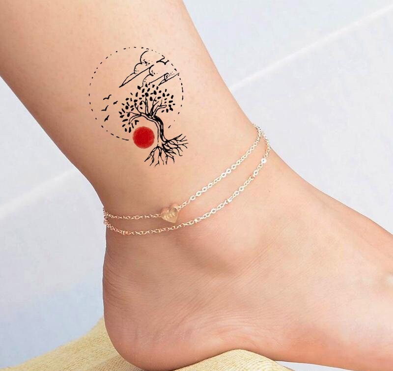 Mini Temporäres Tattoo/Baum Schönes Mini Temporäres Tattoo/Baum Schönes von tattooprint