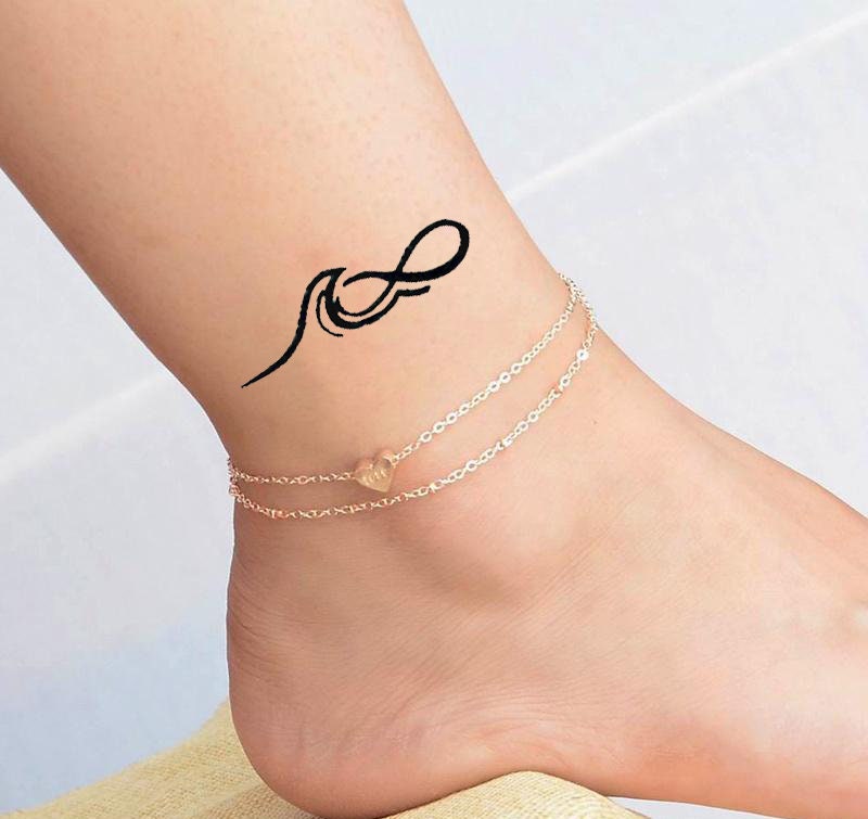 Mini Temporäres Tattoo/Infinite Wave Tattoo/ Wunderschönes Mini Temporäres Tattoo/Infinite Wave Tattoo/ Wunderschönes von tattooprint