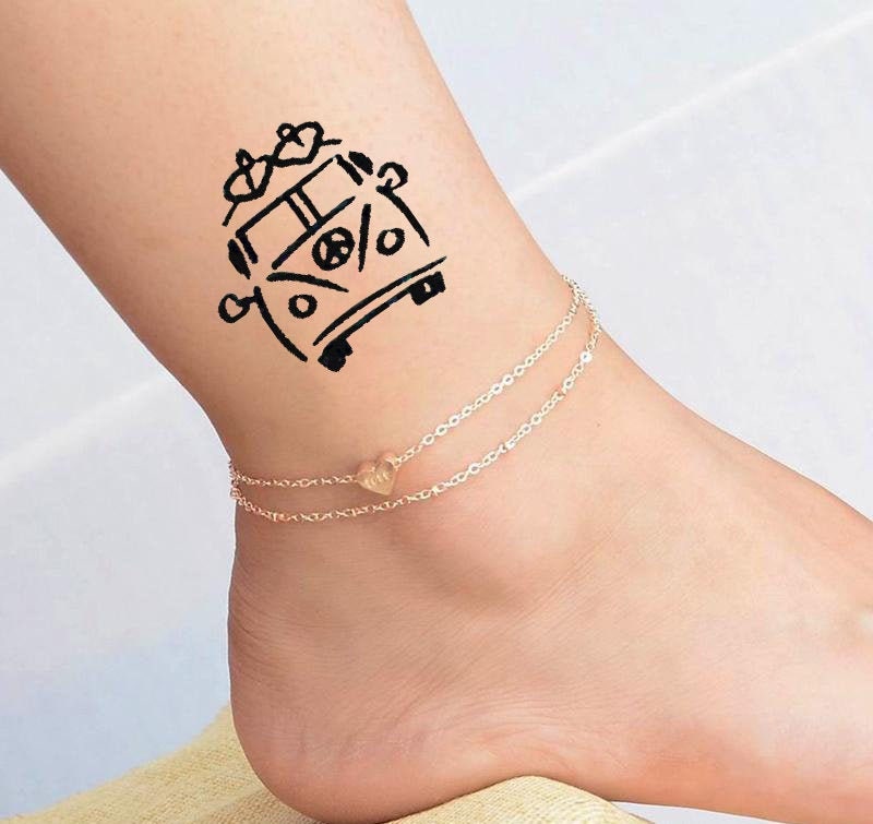 Mini Temporäres Tattoo/Van Tattoo/ Wunderschönes Mini Temporäres Tattoo/Van Tattoo/ Wunderschönes von tattooprint