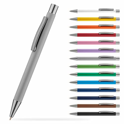 #teamludorf OMEGA Metall Kugelschreiber mit gummierter Oberfläche - Stift in 14 Farben erhältlich - hochwertig und stabil (Grau, 50) #teamludorf OMEGA Metall Kugelschreiber mit gummierter Oberfläche - Stift in 14 Farben erhältlich - hochwertig und stabil (Grau, 50) von #teamludorf