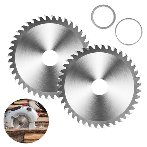 Kreissägeblatt, 115 mm, 2 Stück, 40 Zähne, Holzschneiden, Gehrungssägeblatt, Kunststofflegierung, Hartmetall, Winkelschleifer, Säge für Winkelschleifer, Trennscheibe, Holz, 11,4 cm Kreissägeblatt, 115 mm, 2 Stück, 40 Zähne, Holzschneiden, Gehrungssägeblatt, Kunststofflegierung, Hartmetall, Winkelschleifer, Säge für Winkelschleifer, Trennscheibe, Holz, 11,4 cm von teasteam