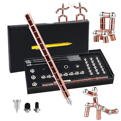 techextra Magnetischer Fidget Pen, Personalisierter Kugelschreiber, Coole Büro Gadgets Stifte, Lustig Geschenke Coole Sachen für Teenager Mädchen, Jungen und Frunden Bunt Magnetstift techextra Magnetischer Fidget Pen, Personalisierter Kugelschreiber, Coole Büro Gadgets Stifte, Lustig Geschenke Coole Sachen für Teenager Mädchen, Jungen und Frunden Bunt Magnetstift von techextra