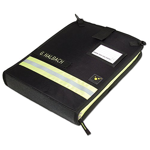 tee-uu DOKU Einsatzleitmappe DIN A4 quer Polyester 38 x 28 x 5,5 cm, Farben:Schwarz tee-uu DOKU Einsatzleitmappe DIN A4 quer Polyester 38 x 28 x 5,5 cm, Farben:Schwarz von tee-uu