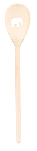 Teemando 2 X, Kochlöffel aus Holz mit Motiv Elefant, extra stabil, Naturprodukt: handgefertigt, unbehandelt, Rührlöffel aus Buche, oval 30 cm, das besondere Geschenk Teemando 2 X, Kochlöffel aus Holz mit Motiv Elefant, extra stabil, Naturprodukt: handgefertigt, unbehandelt, Rührlöffel aus Buche, oval 30 cm, das besondere Geschenk von Teemando