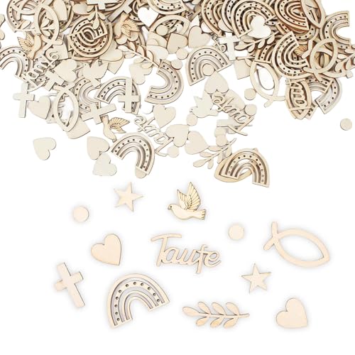 180 StüCk Tischdeko Kommunion Deko Aus Holz,Deko Taufe,Tischdeko Taufe,9 Stile, Tisch Taufe Deko FüR Junge MäDchen,Kindergeburtstag Party Sprinkles Dekoration 180 StüCk Tischdeko Kommunion Deko Aus Holz,Deko Taufe,Tischdeko Taufe,9 Stile, Tisch Taufe Deko FüR Junge MäDchen,Kindergeburtstag Party Sprinkles Dekoration von teikart