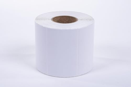 Temi - Standard Thermodrucker Etiketten - Etiketten Papier, Thermoetiketten - 80x50mm - auf Rolle, Weiß, Selbstklebend - Widerstandsfähig gegen Abrieb, mechanische Beschädigungen, UV-Strahlung Temi - Standard Thermodrucker Etiketten - Etiketten Papier, Thermoetiketten - 80x50mm - auf Rolle, Weiß, Selbstklebend - Widerstandsfähig gegen Abrieb, mechanische Beschädigungen, UV-Strahlung von temi