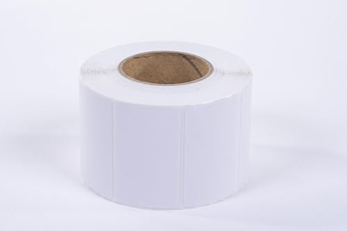 Temi - packme Thermodrucker Etiketten - Etiketten Papier, Thermoetiketten - 50x30mm - auf Rolle, Weiß, Selbstklebend - Widerstandsfähig gegen Abrieb, mechanische Beschädigungen, UV-Strahlung Temi - packme Thermodrucker Etiketten - Etiketten Papier, Thermoetiketten - 50x30mm - auf Rolle, Weiß, Selbstklebend - Widerstandsfähig gegen Abrieb, mechanische Beschädigungen, UV-Strahlung von temi