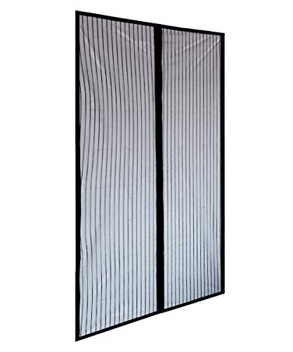 Magnetischer Fliegengitter mit Magnetverschluss, 205 x 95 cm, für Türen Fenster, Insektenschutz von tempo di saldi