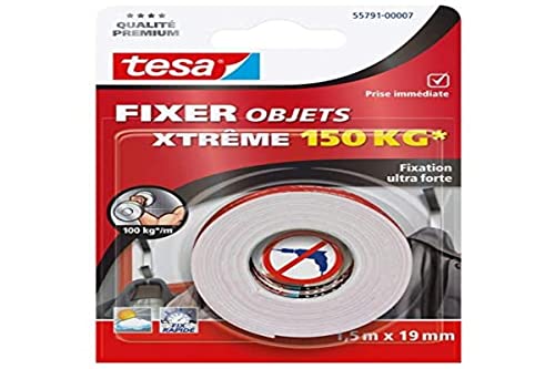 Tesa Doppelseitiges Klebeband, sehr stark, 150 kg, 1,5 m x 19 mm Tesa Doppelseitiges Klebeband, sehr stark, 150 kg, 1,5 m x 19 mm von tesa