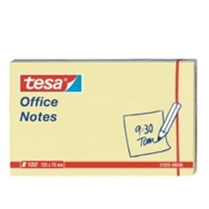 Haftnotizen Tesa 57655 Office Notes, 125x75mm, 100 Blatt, gelb Haftnotizen Tesa 57655 Office Notes, 125x75mm, 100 Blatt, gelb von tesa