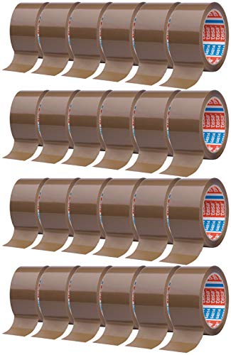 Klebeband braun - leise abrollend - 50 mm breit - 66 m lang - 24 Stück von tesa