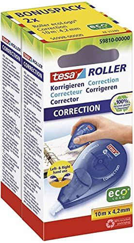 Tesa® Sparpack Korrekturroller ecoLogo - 2 Stück; Packungsinhalt: 2 Stück von tesa