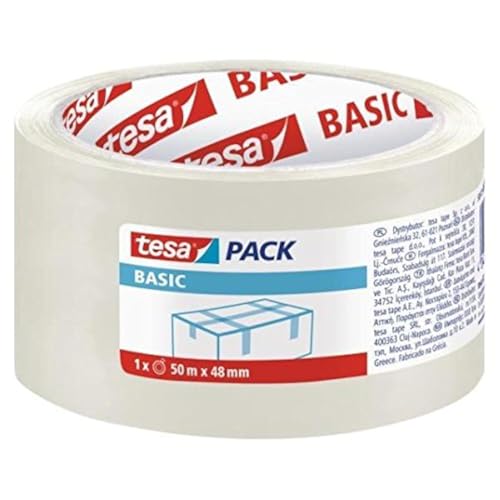 tesa 58572-0000-00 50m Polypropylen (PP) Transparentes Klebeband von tesa
