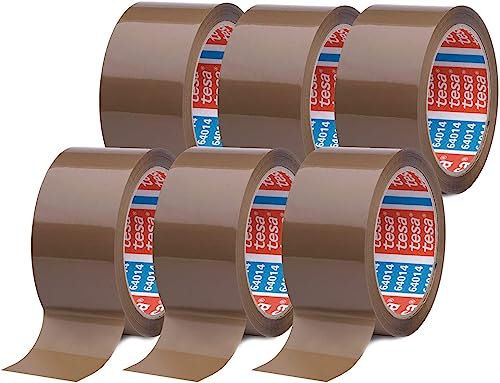 Verpackungs Paket Klebeband Tesa, 50mm x 66m, braun VE=6 Verpackungs Paket Klebeband Tesa, 50mm x 66m, braun VE=6 von tesa