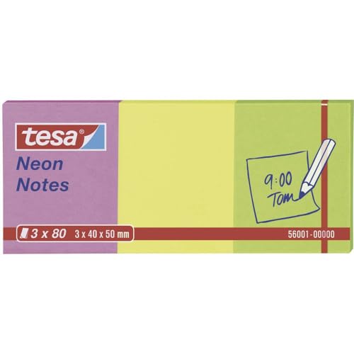 tesa Notizblätter, 3 x 80 Blätter von tesa