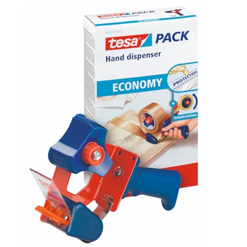 tesa Packband Handabroller ECONOMY - robuster Abroller für Paketbänder - Profi-Qualität - Für Klebebänder mit bis zu 50 cm Breite tesa Packband Handabroller ECONOMY - robuster Abroller für Paketbänder - Profi-Qualität - Für Klebebänder mit bis zu 50 cm Breite von tesa