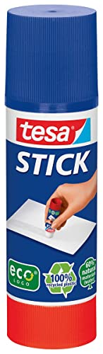 tesa Klebestift Stick ecoLogo Einweg ohne Lösungsmittel 80% recycelde Verpackung von tesa