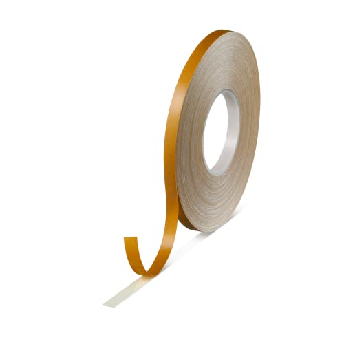 tesa fix 4964 Doppelseitiges Klebeband mit Gewebeträger, Teppich-Verlegeband | Farbe: weiss, Länge: 50 m, versch. Breiten (1 Rolle - 12 mm) von tesa