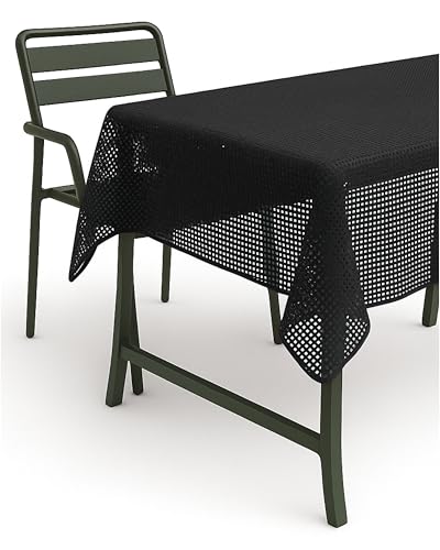 texpot Gartentischdecke 110 x 140 cm Schwarz Karo wetterfest geschäumt rutschfest texpot Gartentischdecke 110 x 140 cm Schwarz Karo wetterfest geschäumt rutschfest von texpot