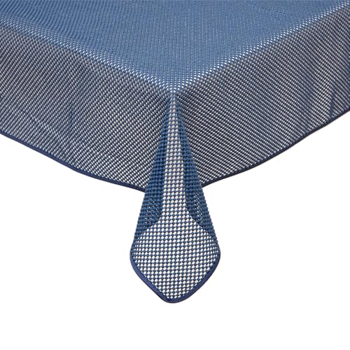 texpot Gartentischdecke 110 x 140 cm blau Karo wetterfest geschäumt rutschfest von texpot
