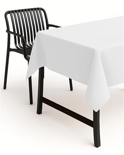 texpot Tischdecke 130 x 300 cm Weiß Leinenoptik Lotuseffekt Fleckschutz Bügelfrei Tischtuch texpot Tischdecke 130 x 300 cm Weiß Leinenoptik Lotuseffekt Fleckschutz Bügelfrei Tischtuch von texpot