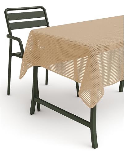texpot Gartentischdecke 140 x 180 cm oval beige Karo wetterfest geschäumt rutschfest texpot Gartentischdecke 140 x 180 cm oval beige Karo wetterfest geschäumt rutschfest von texpot