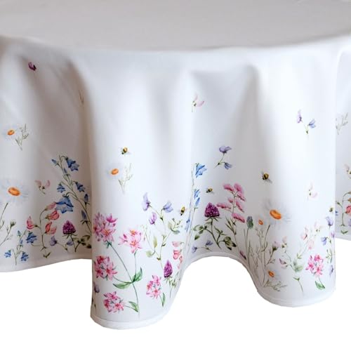 texpot Tischdecke 130 cm rund mit Druck Osterhasen Ostern Frühling von texpot