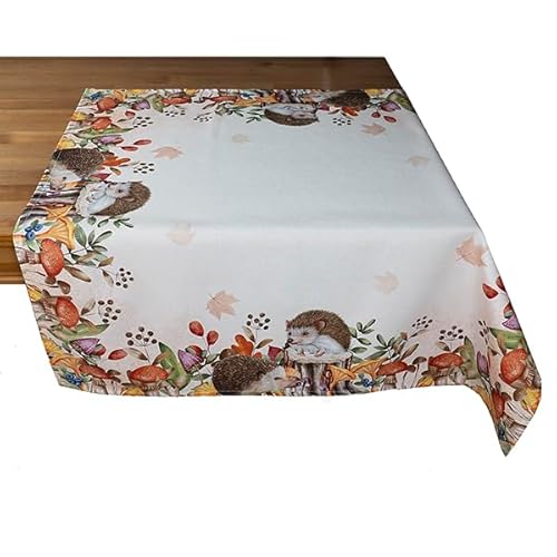 texpot Tischdecke 85 x 85 cm Druckmotiv Igel Herbst Tischtuch texpot Tischdecke 85 x 85 cm Druckmotiv Igel Herbst Tischtuch von texpot