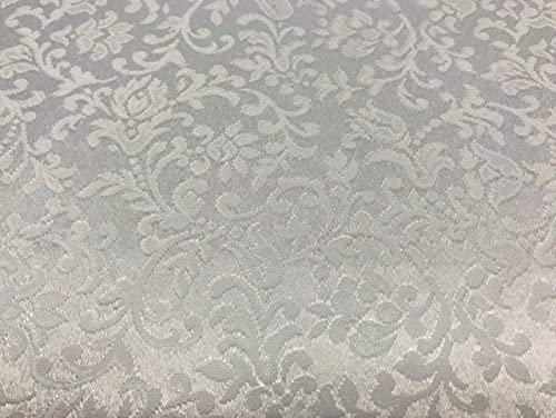 Stoff Meterware Brokatstoff Jacquard Ecru Dekostoff Polsterstoff 1 Meter x 140 cm von textil pertex