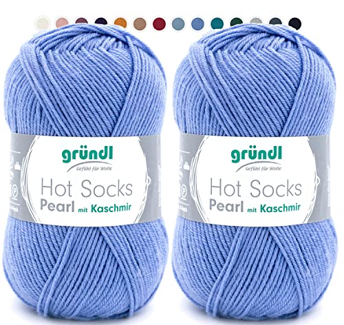 theofeel Set | 2x50g Merino Sockenwolle mit Kaschmir | Gründl Hot Socks Pearl 11 | Strumpfwolle mit Kaschmirwolle | Cashmere Sockengarn zum Stricken oder Häkeln theofeel Set | 2x50g Merino Sockenwolle mit Kaschmir | Gründl Hot Socks Pearl 11 | Strumpfwolle mit Kaschmirwolle | Cashmere Sockengarn zum Stricken oder Häkeln von theofeel
