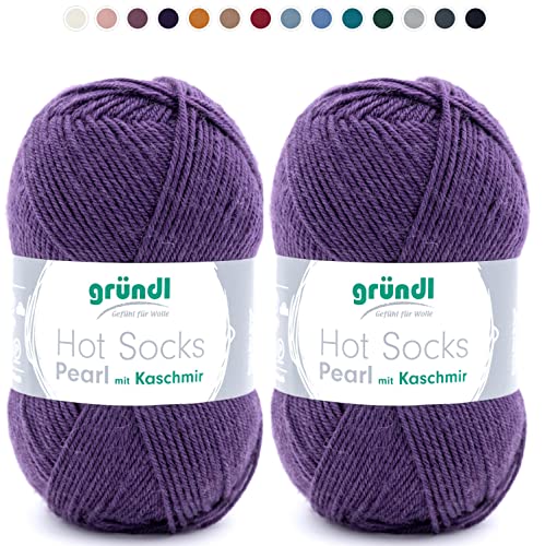 theofeel Set | 2x50g Merino Sockenwolle mit Kaschmir | Gründl Hot Socks Pearl 15 | Strumpfwolle mit Kaschmirwolle | Cashmere Sockengarn zum Stricken oder Häkeln theofeel Set | 2x50g Merino Sockenwolle mit Kaschmir | Gründl Hot Socks Pearl 15 | Strumpfwolle mit Kaschmirwolle | Cashmere Sockengarn zum Stricken oder Häkeln von theofeel