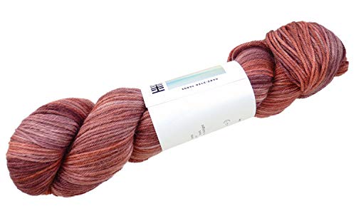 Hedgehog Fibres Merino Aran Farbe Rosewood, 100g Merinowolle handgefärbt in brillianten Farben, handgefärbte Wolle Hedgehog Fibres Merino Aran Farbe Rosewood, 100g Merinowolle handgefärbt in brillianten Farben, handgefärbte Wolle von theofeel