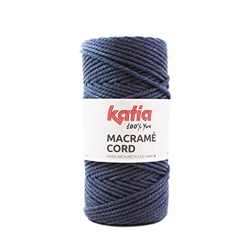 Katia Macramé Cord Farbe 106, nachhaltiges Makramee Garn zum Knüpfen, Seilgarn aus recycelten Materialien von theofeel