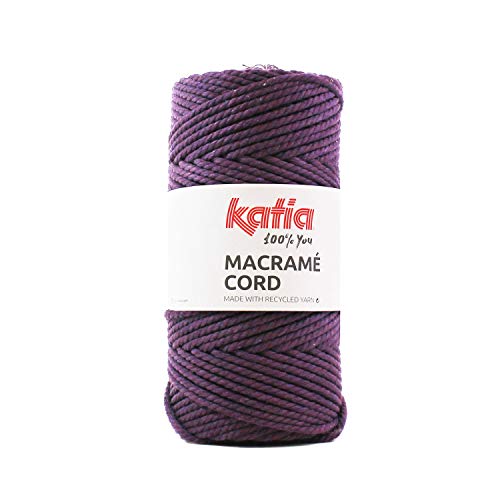 Katia Macramé Cord Farbe 109, nachhaltiges Makramee Garn zum Knüpfen, Seilgarn aus recycelten Materialien von theofeel