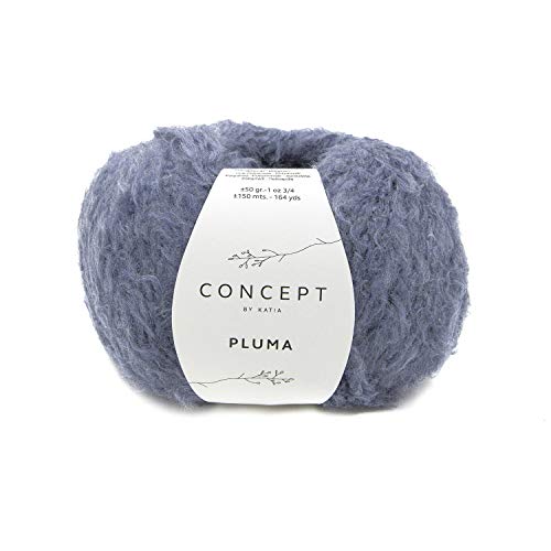 Katia Pluma color 81, weiches Baumwollgarn, Baumwolle zum Stricken und Häkeln von theofeel