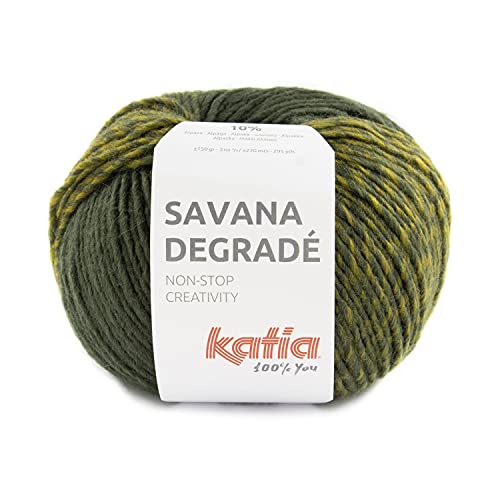 Katia Savana Degradé 104, Wolle mit Degradé Farbverlauf zum Stricken oder Häkeln Katia Savana Degradé 104, Wolle mit Degradé Farbverlauf zum Stricken oder Häkeln von theofeel