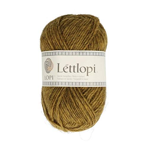 Lopi Lettlopi Wolle 9426 ocker, Islandwolle zum Stricken von Islandpullovern, Norwegermuster | 100% Wolle von theofeel