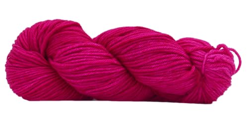 Malabrigo Rios | handgefärbte Wolle Stränge Merino 100g | mulesingfreie Merinowolle mit Farbverlauf fuchsia zum Stricken und Häkeln (Fucsia) von theofeel