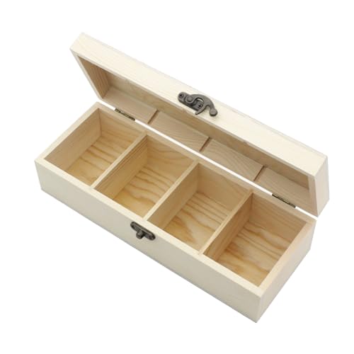 A8 Index Cards Boxes, Wooden Index Box, Karten Aufbewahrungsbox mit Deckel, Lernkarteibox Holz, Vokabelbox für Büro, Schulen Und Heim von thirei