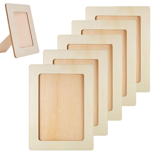 Hölzerner Bilderrahmen, 6 Stück DIY Malprojekte,Klassiker Hölzernes Bastelrahmen, DIY Holzbilderrahmen, Rechteckige Bastelrahmen Set, für Tischdisplay Und Basteln DIY Hölzerner Bilderrahmen, 6 Stück DIY Malprojekte,Klassiker Hölzernes Bastelrahmen, DIY Holzbilderrahmen, Rechteckige Bastelrahmen Set, für Tischdisplay Und Basteln DIY von thirei