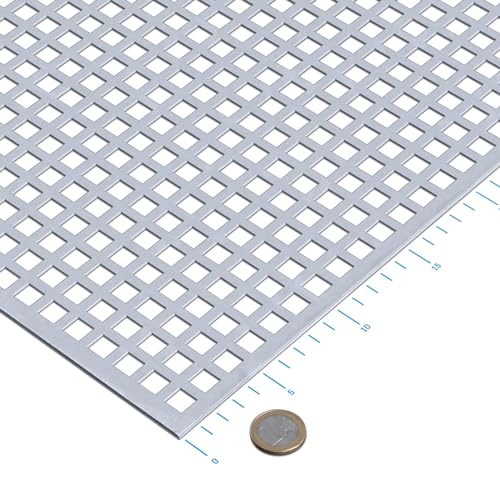 thyssenkrupp Lochblech verzinkt QG10-15 Stahl 1,5 mm (1500 x 500 mm) umlaufender Längs- und Stirnrand von thyssenkrupp
