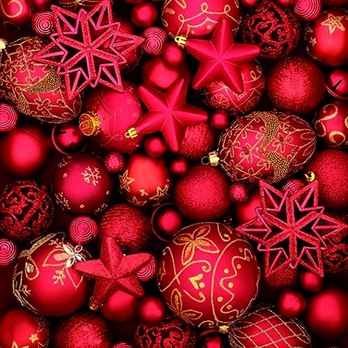 20 Servietten Weihnachten Rote Kugeln und Sterne als Tischdeko. Papierservietten mit Motiv. Auch für Decoupage und Serviettentechnik 33x33cm 20 Servietten Weihnachten Rote Kugeln und Sterne als Tischdeko. Papierservietten mit Motiv. Auch für Decoupage und Serviettentechnik 33x33cm von ti-flair