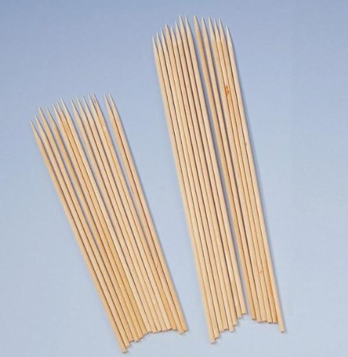 tib 10500 Schaschlik Sticks aus Holz, 25 Stück pro Box, Mehrfarbig, Einheitsgröße tib 10500 Schaschlik Sticks aus Holz, 25 Stück pro Box, Mehrfarbig, Einheitsgröße von tib